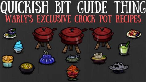 crock pot recipe don't starve|don't starve together cooking recipes.